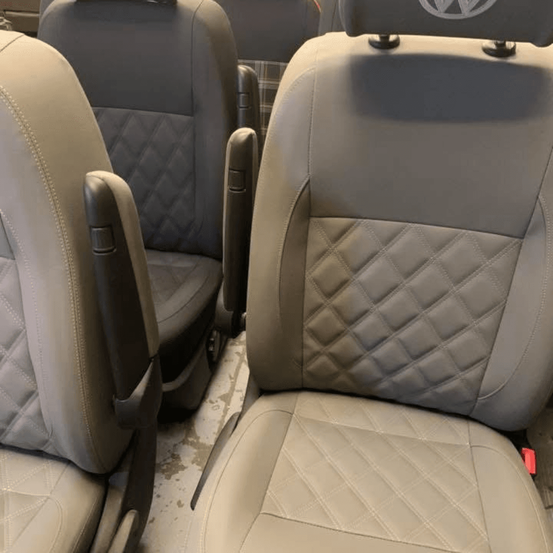 grey campervan seats
